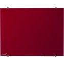Tabla magnetica din sticla Legamaster, 40 x 60 cm, rosu