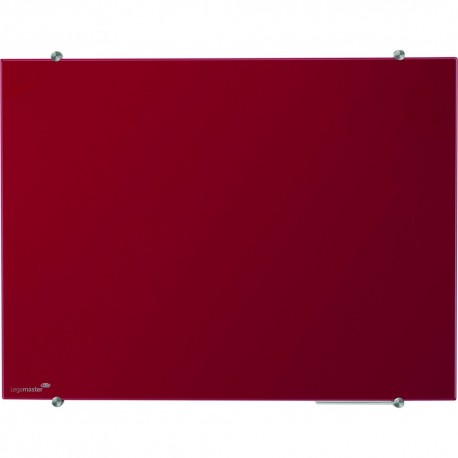Tabla magnetica din sticla Legamaster, 60 x 80 cm, rosu