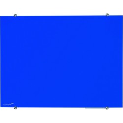 Tabla magnetica din sticla Legamaster, 60 x 80 cm, albastru