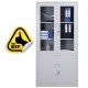 DULAP METALIC CU 4 RAFTURI 800x400x1800 mm (LxlxH) New Design, neasamblat, PLUS