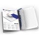 Caiet cu spirala A4, OXFORD Office Essentials, 50 file-90g/mp, Scribzee, 4 perf., coperta carton-mat