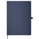 Caiet cu elastic, A5, OXFORD Signature Touch, 80 file-90g/mp, Scribzee comp., mate - albastru
