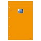 Blocnotes A4+, OXFORD Orange, 80 file-90g/mp, Scribzee comp.,4 perf., coperta carton - dictando