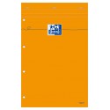 Blocnotes A4+, OXFORD Orange, 80 file-90g/mp, Scribzee comp.,4 perf., coperta carton - dictando