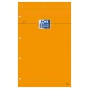 Blocnotes A4+, OXFORD Orange, 80 file-90g/mp, Scribzee comp.,4 perf., coperta carton - matematica