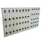 Panou metalic de perete pentru scule 960x480 mm, echipat cu 52 carlige, gri, Plus