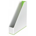 Suport vertical Leitz WOW, pentru documente, PS, A4, culori duale, alb-verde