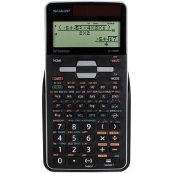 Calculator stiintific, 16 digits, 640 functiuni, 161x80x15 mm, dual power, SHARP EL-W506TBSL - argin