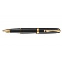 DIPLOMAT Traveller black lacquer gold - roller