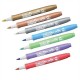 Marker ARTLINE Decorite, varf flexibil (tip pensula), 10 culori metalizate/set + 1 folie magnetica n