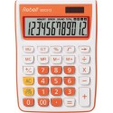 Calculator de birou, 12 digits, 145 x 104 x 26 mm, Rebell SDC 912 - alb/orange
