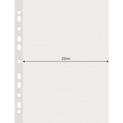 Folie protectie pentru documente A4, 120 microni, 25/set, DONAU - transparenta