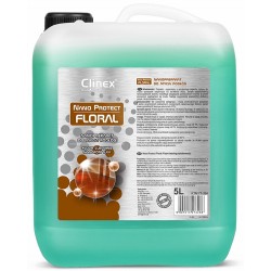 Detergent lichid pt. curatare pardoseli, cu particule de silicon, 5 litri, Clinex NanoProtect Floral