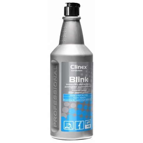 Solutie cu alcool pentru curatare suprafete impermeabile, 1 litru, Clinex Blink