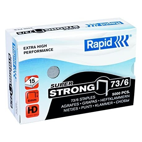 Capse Rapid Super Strong, 73/6, 2-15 coli, 5000 buc/cutie