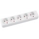 Prelungitor cu 5 prize, lungime - 1.5 metri, Office Products - alb