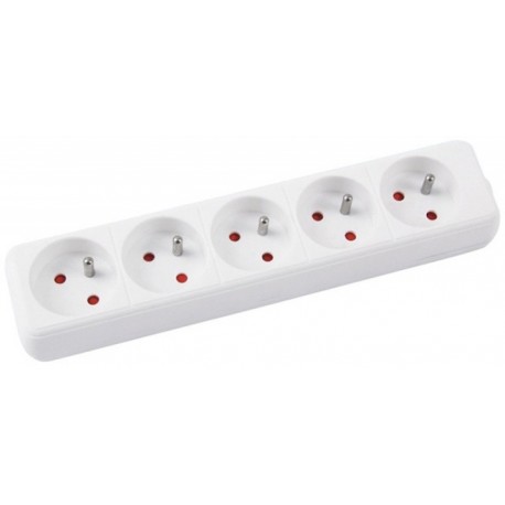 Prelungitor cu 6 prize, lungime - 1.5 metri, Office Products - alb