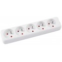 Prelungitor cu 6 prize, lungime - 1.5 metri, Office Products - alb