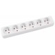 Prelungitor cu 6 prize, lungime - 3 metri, Office Products - alb