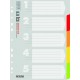 Separatoare carton color, A4, 170g/mp, 5 culori/set, Office Products