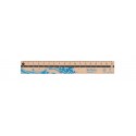 RIGLA LEMN 17CM GREENLINE