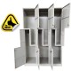 Vestiar metalic Premium 6 usi Z (3x2) 1200x500x1800 mm (LxlxH), Neasamblat, PLUS