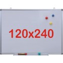 Tabla alba magnetica, 120x240 cm Premium (7 ani Garantie)