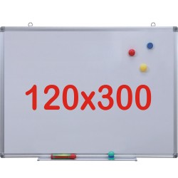 Tabla alba magnetica, 120x300 cm Premium