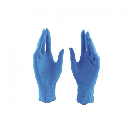 Manusi nitril albastre L, 100 buc/cutie