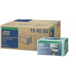 Lavetă pentru curățare Tork 1 strat verde,40buc/set, 8 seturi/bax