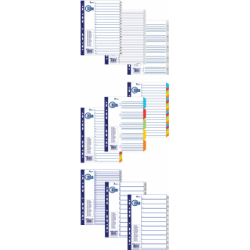 INDEX A4 PLASTIC A-Z MAXI FORPUS 20455