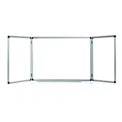 WHITEBOARD TRIPTIC 90x120 MEMOBOARDS, rama aluminiu