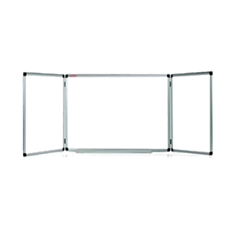 WHITEBOARD TRIPTIC 90x120 MEMOBOARDS, rama aluminiu