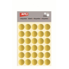 Etichete autoadezive Apli rotunde, 3 coli/set, 90 etichete/set, 20mm, aurii