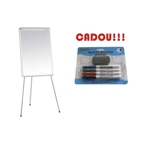 FLIPCHART MAGNETIC SMART 70x100 cm + CADOU!!! (SET 4 MARKER WHITEBOARD + BURETE)