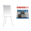 FLIPCHART MAGNETIC SMART 70x100 cm + CADOU!!! (SET 4 MARKER WHITEBOARD + BURETE)