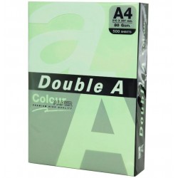 Hartie color pentru copiator A4, 80g/mp, 500coli/top, Double A - pastel emerald