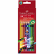 Creioane Colorate 10 Culori Cu Guma Grip 2001 Faber-Castell