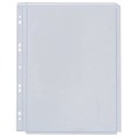 Folie protectie documente A4, cu burduf 28mm, PP - 180 microni, 10/set, Office Products