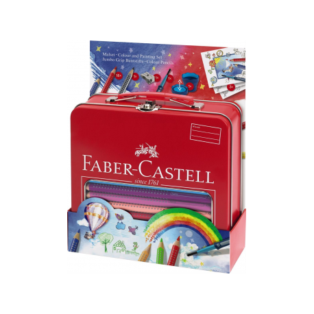 Set Cadou Desen Si Pictura Jumbo Grip Faber-Castell