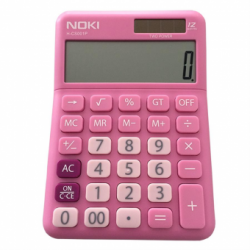 Calculator Birou 12Digiti HCS001 Roz Noki