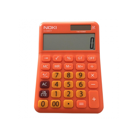 Calculator Birou 12Digiti HCS001 Portocaliu Noki