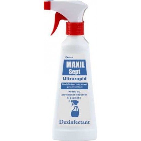MAXIL SEPT ULTRARAPID DEZINFECTANT VIRUCID BACTERICID SUPRAFETE 250ML