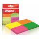 Notes Adeziv 40 x 50 mm 4 Culori Neon x 50 File Kores