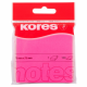 Notes Adeziv 75 x 75 mm roz neon 100 File Kores