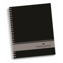 Caiet Birou Cu Spira 120 File 4 Subiecte Coperta Neagra Faber-Castell