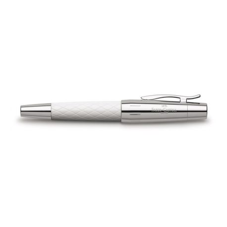 Roller E-Motion Guilloche Rhombus Alb Faber-Castell