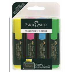 Textmarker Set 4, 1548 Faber-Castell