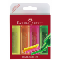 Textmarker Set 4 Superfluorescent 1546 Faber-Castell