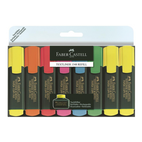 Textmarker Set 8, 1548 Faber-Castell